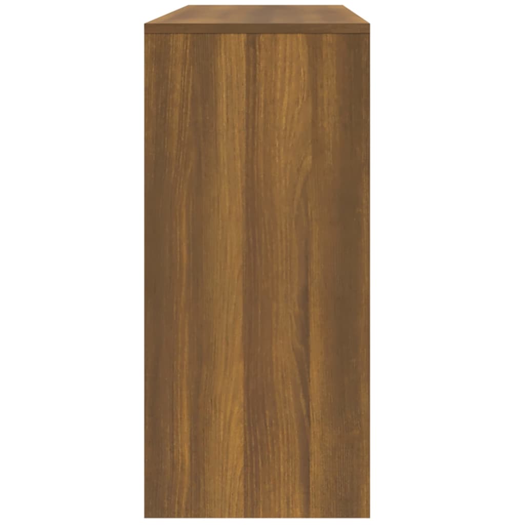 vidaXL Konsolipöytä ruskea tammi 100x35x76,5 cm tekninen puu